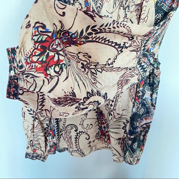 Lucky Brand Mixed Print Long Sleeve Top M - Picture 5 of 7